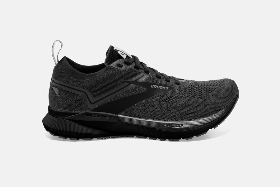 Brooks Ricochet 3 Road Löparskor Herr - Svarta - 5163-VDFKC